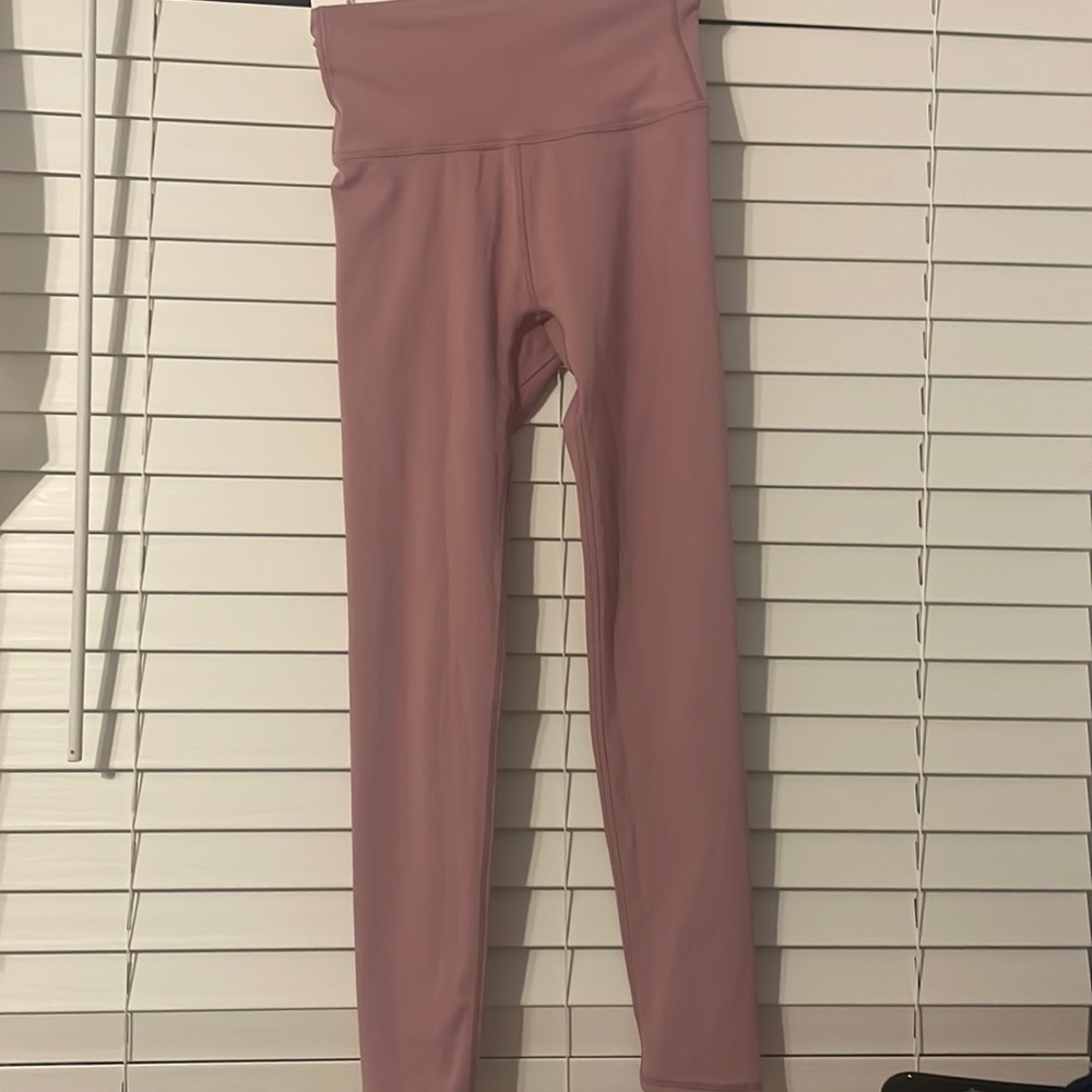 Pink athletic leggings
